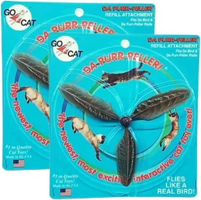 GoCat Da Purr-Peller Cat Toy Refill (2-Pack)