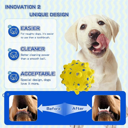 2 Pcs Tough ETPU Dog Balls for Aggressive Chewers - Bouncy, Interactive Floating Chew Toys for Fetch & Water Play with Medium Large Dogs