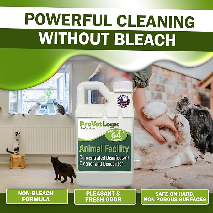ProVetLogic Animal Facility Disinfectant Cleaner & Deodorizer (Concentrated) - 0.5 Gallon