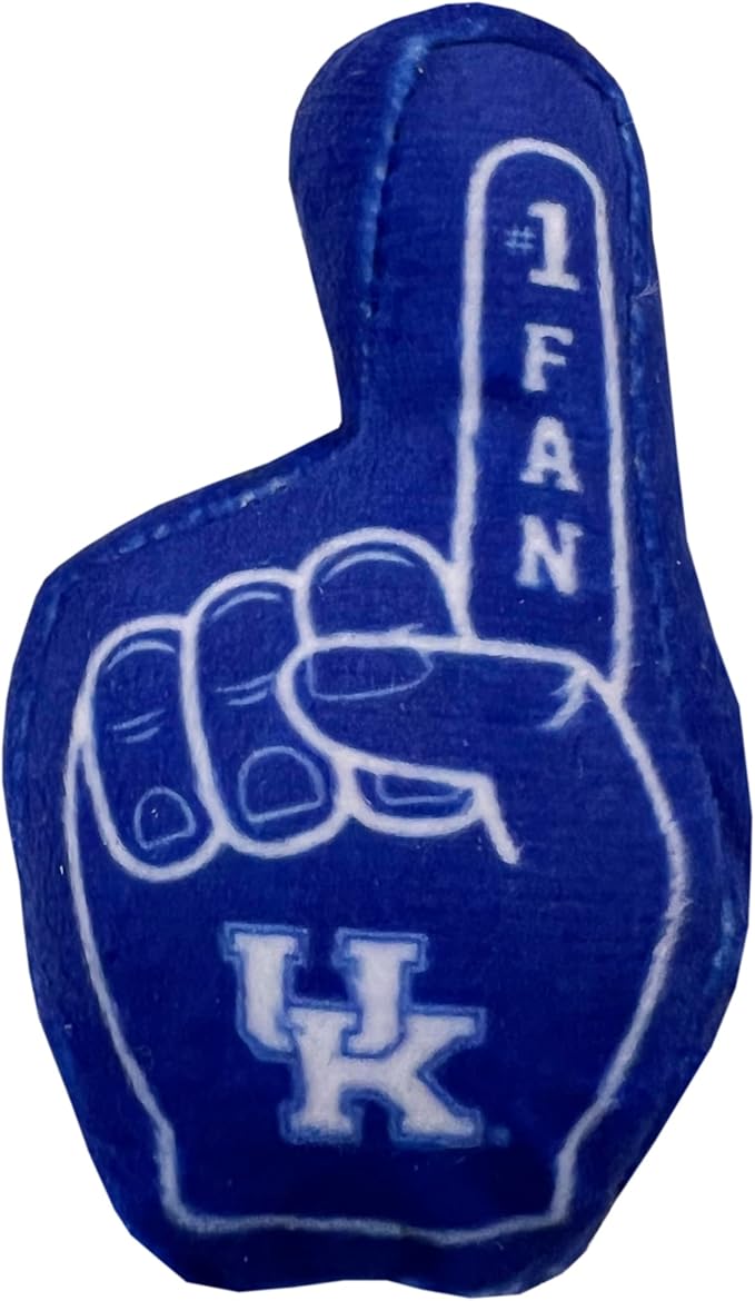 Best Plush CAT Toy - NCAA Kentucky Wildcats Complete Set of 3 Piece Cat Toys Filled with Fresh Catnip. Includes: 1 Helmet Cat Toy, 1 Football Cat Toy with Feathers, & 1 Beer Bottle.
