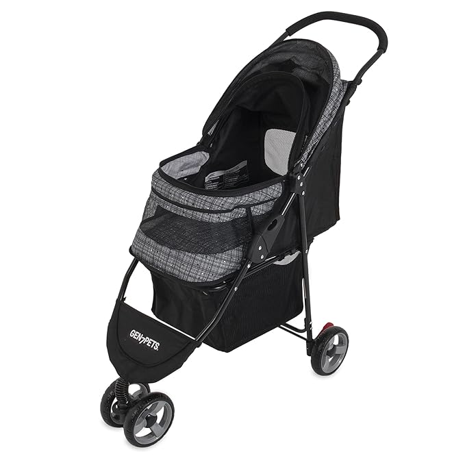 Gen7 Pet Starry Night Gray Regal Plus Pet Stroller, One Size (G2320SN)