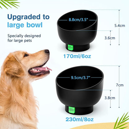Pecute Portable Dog Water Bottle - 29oz + 7.7oz, Leakproof with Double Seal, Lightweight for Outdoor Walks & Trips