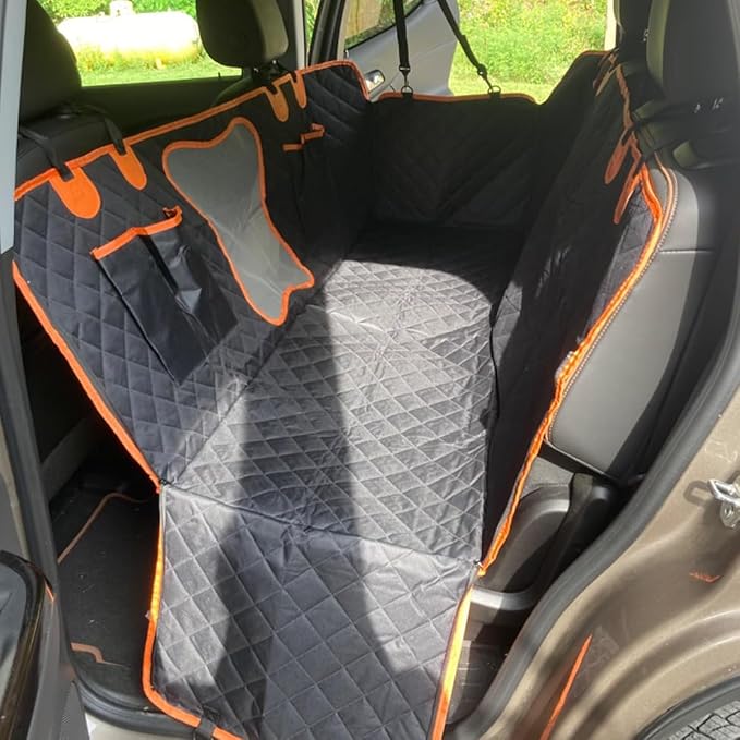 CBBPET Dog Car Seat Covers (Dog Bone)