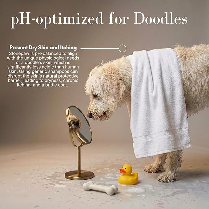 Doodle Shampoo – Detangling Dog Shampoo and Conditioner for Doodles, Goldendoodles and Poodles | Moisturizing Dog Shampoo, Hypoallergenic Puppy Shampoo, Sensitive Skin Dog Shampoo
