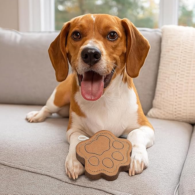 Natural Jute Dog Chew Toy – Tough Paw-Shaped Puppy Teething Toy, Durable & Safe Chew for Small, Medium & Large Dogs, Tug & Interactive Training & Play Toy