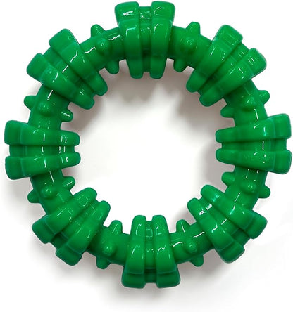 Nylabone Textured Ring Power Chew Toy for Dogs, Dog Chew Bones for Aggressive Chewers, Wintergreen Flavor, X-Large - 50+ lbs, 1 Count