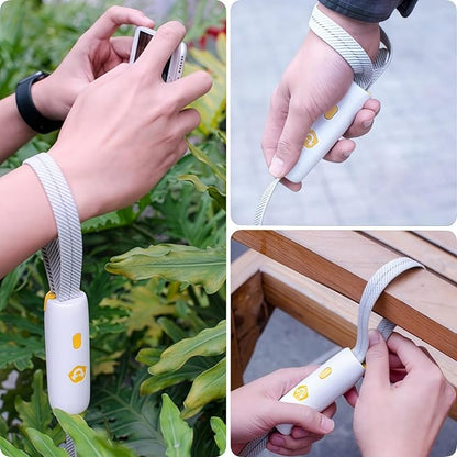 Hand Free Dog Leash Adjustable Length 4-6 ft with Reflective Stripor for Medium&Small Dogs Comfortable Handle and Sturdy Rope for Walking, Jogging and Running Your Dog (White)
