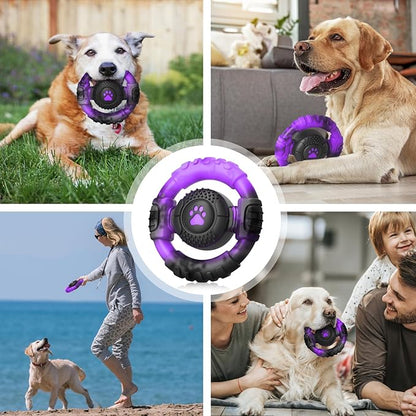 Tough Dog Toys for Aggressive Chewers, Indestructible Dog Toy for Large Dogs, Nylon Chew Toys for Medium Large Breed, Interactive Dog Toys to Keep Them Busy, Dog Birthday