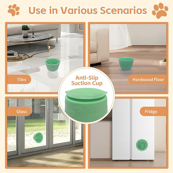 Dog Slow Feeder Lick Bowl,Anxiety Relief Treat Dispenser, Non-Slip Anti-chocking Pet Dish, Interactive Puzzle Toy for Small Medium Large Breed,Freezable BPA Free Silicone Dishwasher Safe