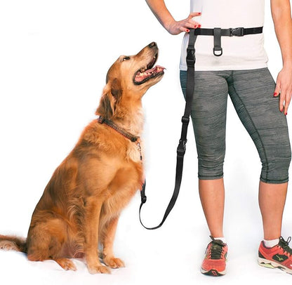 The Buddy System Hands Free Dog Leash and Extend a Buddy Pet Leash, Bundle Adjustable Dog Leash for Walking, Running, Training, Exercise with Your Dog-Made in The USA