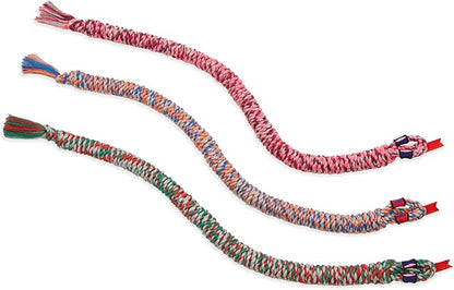 Mammoth Pet Products 26-Inch Snakebiter Rope Tug, Small, Assorted,MultiColored,53060F