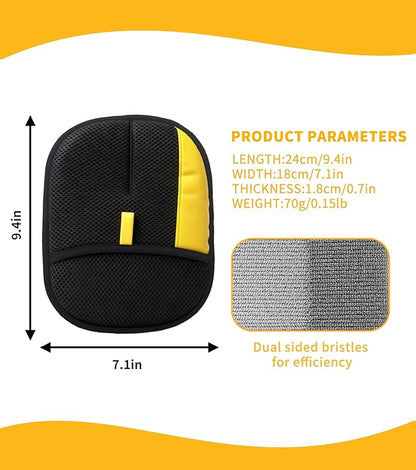 2PCS Pet Hair Removal Glove .Upgraded Thickened Reusable Electrostatic Pet Hair Remover Glove Tool .Dogs & Cats pet hair glove.Used for Sofas, Bed Sheets, Carpets, Clothes, Curtains and Car Seats.