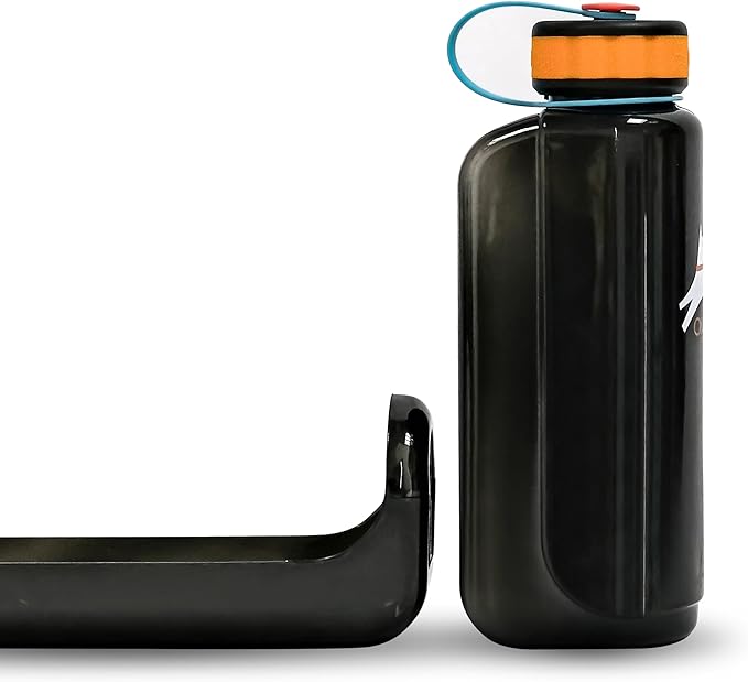 OllyDog OllyBottle, Dog Water Bottle with Detachable Bowl, No Spill Travel Bottle for Dogs, Wide Drinking Cup, BPA-Free Tritan, Easy Clean, Convenient for Walking & Hiking (1L, Chromatic)