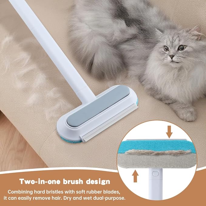 4-in-1 Multifunctional Pet Hair Remover Tool – Reusable & Washable Lint Brush for Cats & Dogs, Removes Hair from Furniture, Couches, Carpets, and Clothes