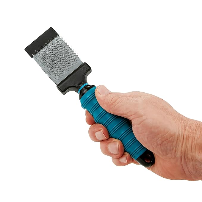 Ergonomic Double Sided Flexible Slicker Brushes for Dog Cat Pet Pro Grooming or Home Use (Small)