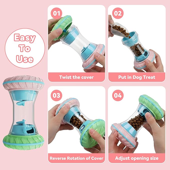 MateeyLife Interactive Dog Puzzle Toys for Small Medium Large Breed - Durable Smart Puppy Enrichment Dogs Toy to Keep Them Busy, Mental Brain Stimulation Treat Dispensing Training & Slow Feeder