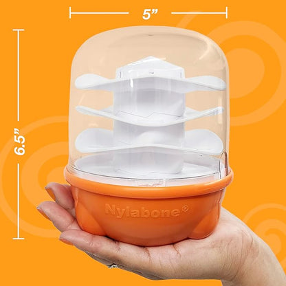 Nylabone Boop-N-Bobble Interactive Puzzle Toy & Treat Dispenser for Dogs, Mental Stimulating Dog Enrichment Toys, Treat Ball with 3 Customizable Challenge Levels