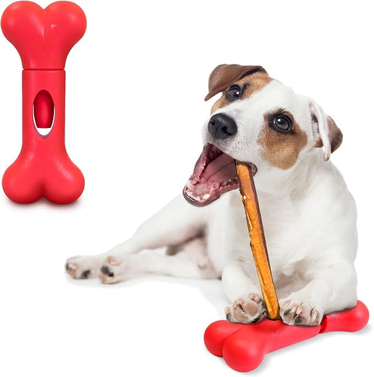GoSports Chew Champ Bully Stick Holder for Dogs - Securely Holds Bully Sticks to Help Prevent Choking - 6 Inch Size