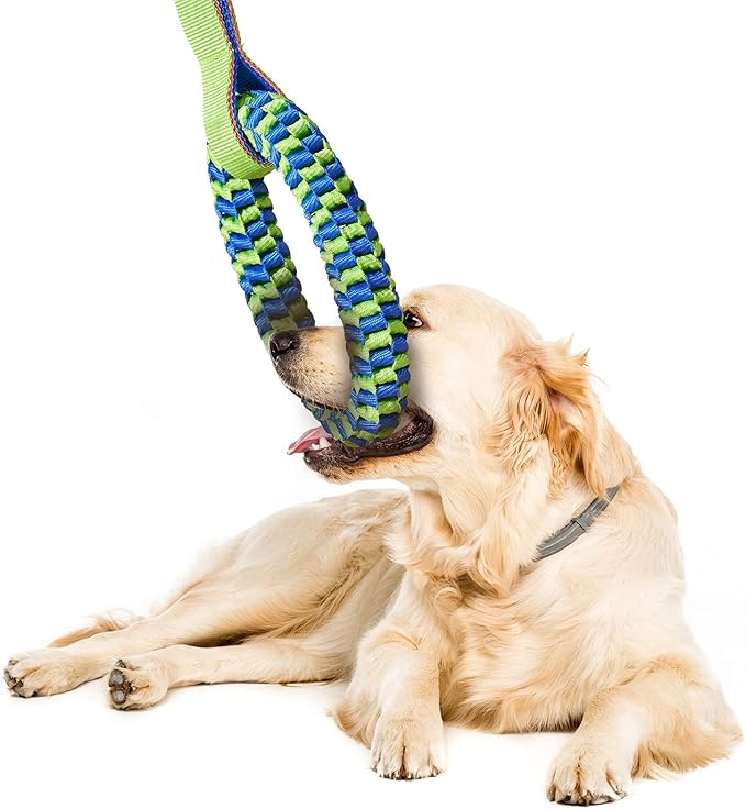 Dog Toys for Aggressive Chewers, Tug of War Dog Toy, Dog Teeth Cleaning Toy, Dog Rope Toys for Medium and Large Dogs