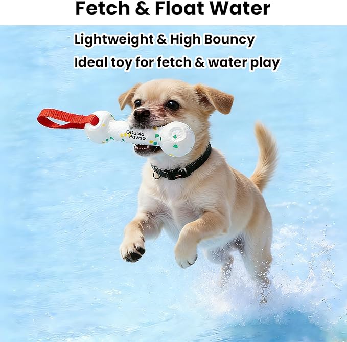 Hanging Dog Bungee Tug Toy for Puppy Small Dogs Chase, Indoor Spring Pole Over Door, Outdoor Tree Tether Tug, Interactive Pull Rope Toy for Self Play Exercise & Training