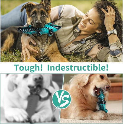 Dog Chew Toys for Aggressive Chewers,Indestructible Dog Toy for Small/Medium/Large/Extra Large Dogs