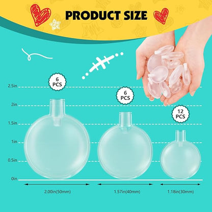 Squeakers for Dog Toys - 24 Pack Replacement Dog Toy Squeakers (3 Sizes Mixed)