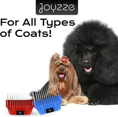A Series Wide 10mm 3/8" Metal Comb - Professional Dog Grooming Blades for Smooth Coat, Durable and Precise for Trimming and Finishing, Compatible with A Series Clippers