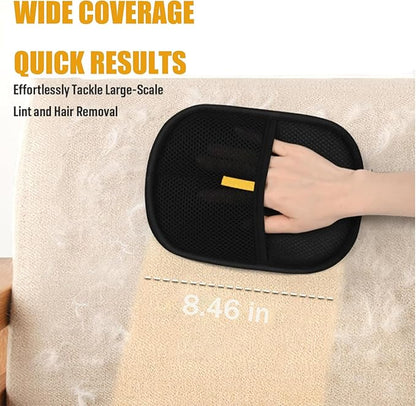 Pet Hair Remover Gloves for Cats & Dogs, Reusable Cat Dog Electrostatic Hair Remover Grooming Glove Tool-2PS