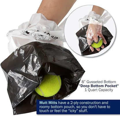 Mutt Mitt® 2-Ply dog waste pick-up bags Dispense-A-Mitt™ - 200 Dog Waste Bags in a wall mountable box.