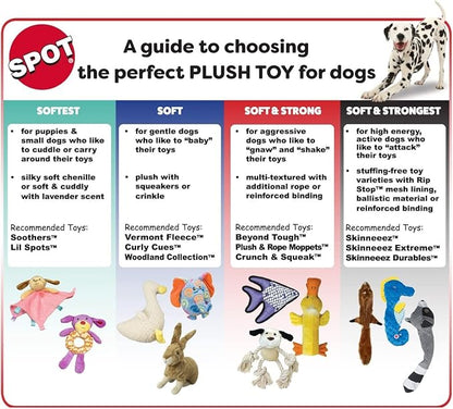 Ethical Pets 2 Pack of Dura-Fused Leather Bone Dog Tug Toys, 18-Inch