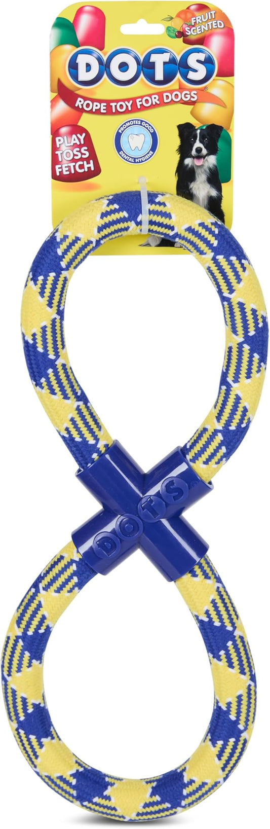 Tootsie Rope Toys for Dogs – Durable Rope Dog Toys for Aggressive Chewers – Figure 8 and XL Ring Shapes – Flossing Chew Toys for Large Dogs – Blow Pop, Dots, Razzles, Junior Mints & Tootsie Roll