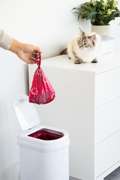 Ubbi Pet Waste Sacks, Lavender Scented Cat Litter & Dog Waste Disposal Bags, Leak-Proof Easy-Tie Odor Control Bags, 20% Recycled Materials, 400 Count