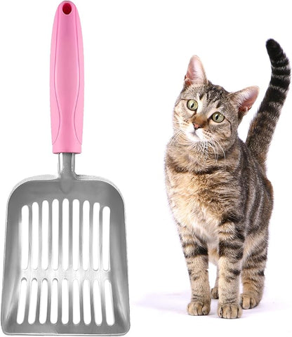 SunGrow Large Cat Litter Scoop, Life Transforming Cat Scooper, Reduces Hand Fatigue, Saves Clear Litter, Makes Scooping Faster and Easier