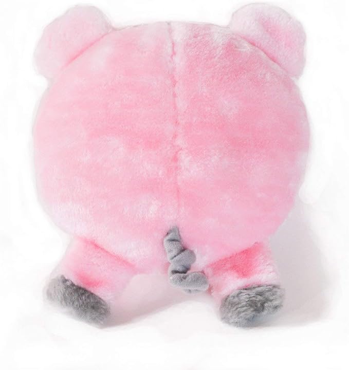 ZippyPaws Brainey Squeaky Plush Dog Toy, Pig