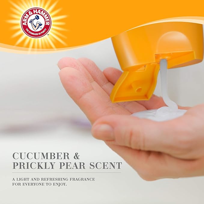 Arm & Hammer Ultra Fresh 2 in 1 Detangling Dog Shampoo and Conditioner with Baking Soda Deodorizer, Moisturizing Pet Wash for Tangles and Odor Control, Cucumber Prickly Pear Scent, 16 Fl Oz