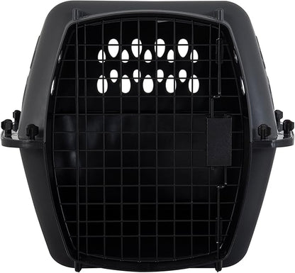 Petmate Pet Porter Dog Kennel 24", Dark Gray & Black, for Pets 15-20lbs