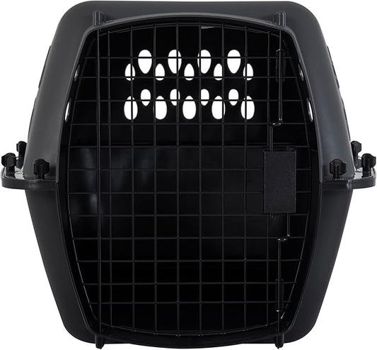 Petmate Pet Porter Dog Kennel 24", Dark Gray & Black, for Pets 15-20lbs