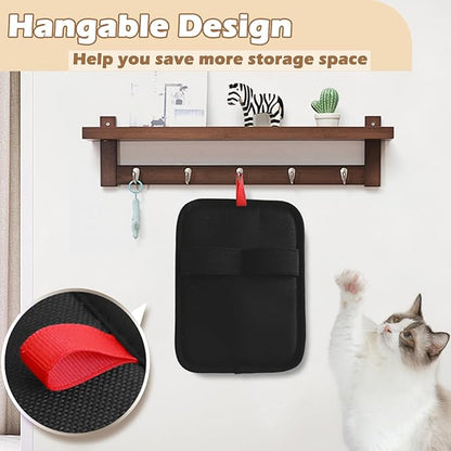 QQM 2026 Upgraded Pet Hair Remover Glove, Double-Sided Reusable Electrostatic Grooming Mitt for Cats & Dogs, Effective Fur Removal from Furniture, Couch, Carpet, Clothes, Bed & Car Seats