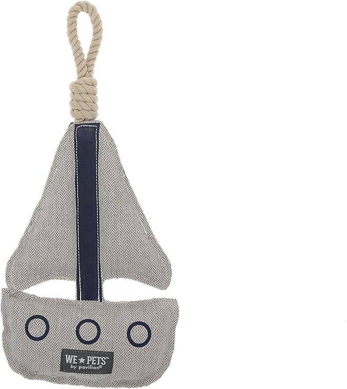 Pavilion Gift Company - Boat Dog - Dog Toy On Rope Tug of War Puppy Doggy K9 Lover Parent Boating Outdoor Gift