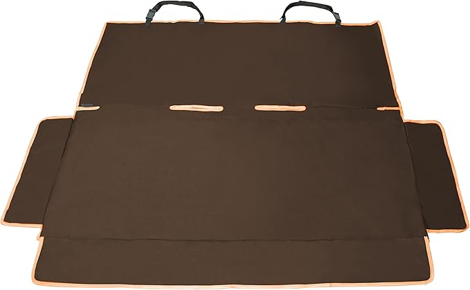 Pet Life ® Open Road Mess-Free Back Seat Safety Car Seat Cover Protector for Dog, Cats, and Children