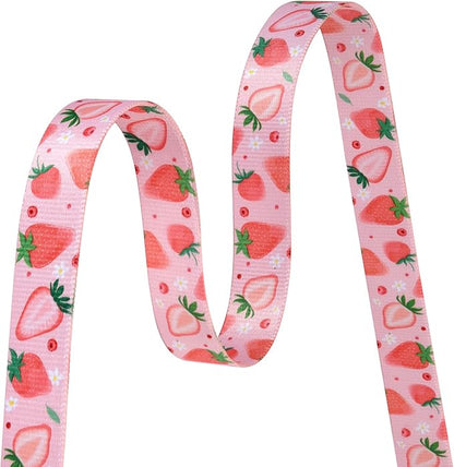 Dog Collar with Bohemia Floral Tribal Geometric Patterns - Soft Ethnic Style Collar Adjustable for Small Medium Large Dogs(Strawberry,L)