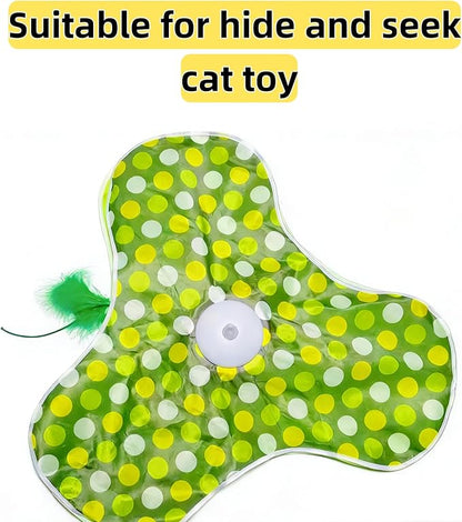 Hide and Seek Cat Toy Replacement Feather Wands 4 pcs Interactive Cat Toys Replacement Feather Wand