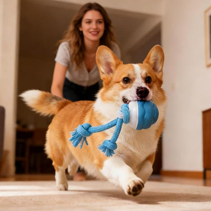 2026 New Interactive Dog Toys, Automatic Moving Dog Ball for Small/Medium/Large Dogs, Interactive Smart Rolling Dogs Toy Ball with Light Up to Keep Them Busy(Blue)