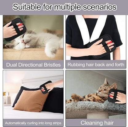 3 Pcs Pet Hair Remover Gloves Reusable Electrostatic Cat Dog Hair Remover Glove Pet Hair Removal Tool for Couch Furniture Curtain Carpet