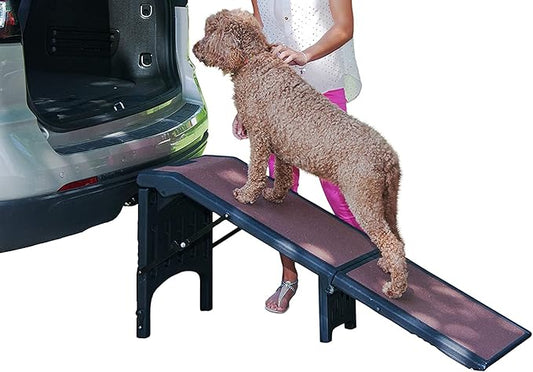 Pet Gear Free Standing Pet Ramp for Cats and Dogs, No Assembly Required, Easy Fold for Storage or Travel, Portable, Available in 6 Models