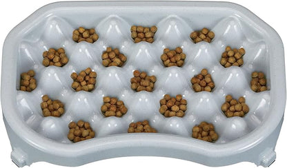 Neater Pet Brands Neater Slow Feeder Dog Bowls, Slows Down Fast Eaters to Help Digestion & Prevent Overeating, Non-Slip Food Bowl, BPA-Free, Holds 2.5 Cup of Food for Small to Medium Breed or Puppy