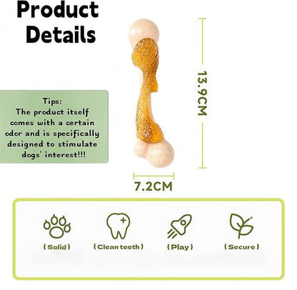 Scented Puppy Teething Toys: Natural Puppies Chew Toys to Clean Teeth or Relieve Boredom - Birthday Gift Chew Toys for Dogs (Puppy 5-15lbs, Small Bone)