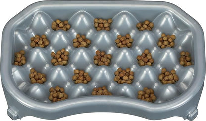 Neater Pet Brands Neater Slow Feeder Dog Bowls, Slows Down Fast Eaters to Help Digestion & Prevent Overeating, Non-Slip Food Bowl, BPA-Free, Holds 2.5 Cup of Food for Small to Medium Breed or Puppy