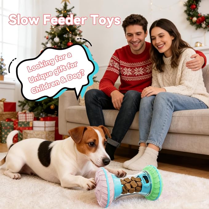 MateeyLife Interactive Dog Puzzle Toys for Small Medium Large Breed - Durable Smart Puppy Enrichment Dogs Toy to Keep Them Busy, Mental Brain Stimulation Treat Dispensing Training & Slow Feeder
