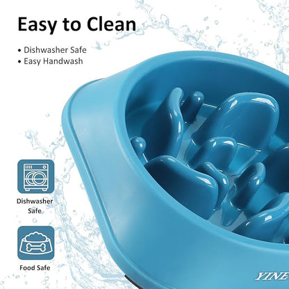 Slow Feeder Dog Bowls, Pet Supplies That Slow Down Eating, Pet Food Bowls, Maze Dog Puzzle Feeder for Medium Breed